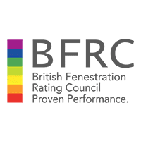 BFRC certification logo showing an energy-rated window label.